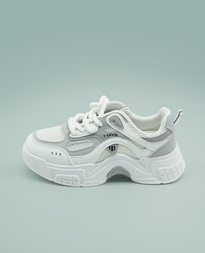 Women Breathable Sports Shoes with Lace - Finelook