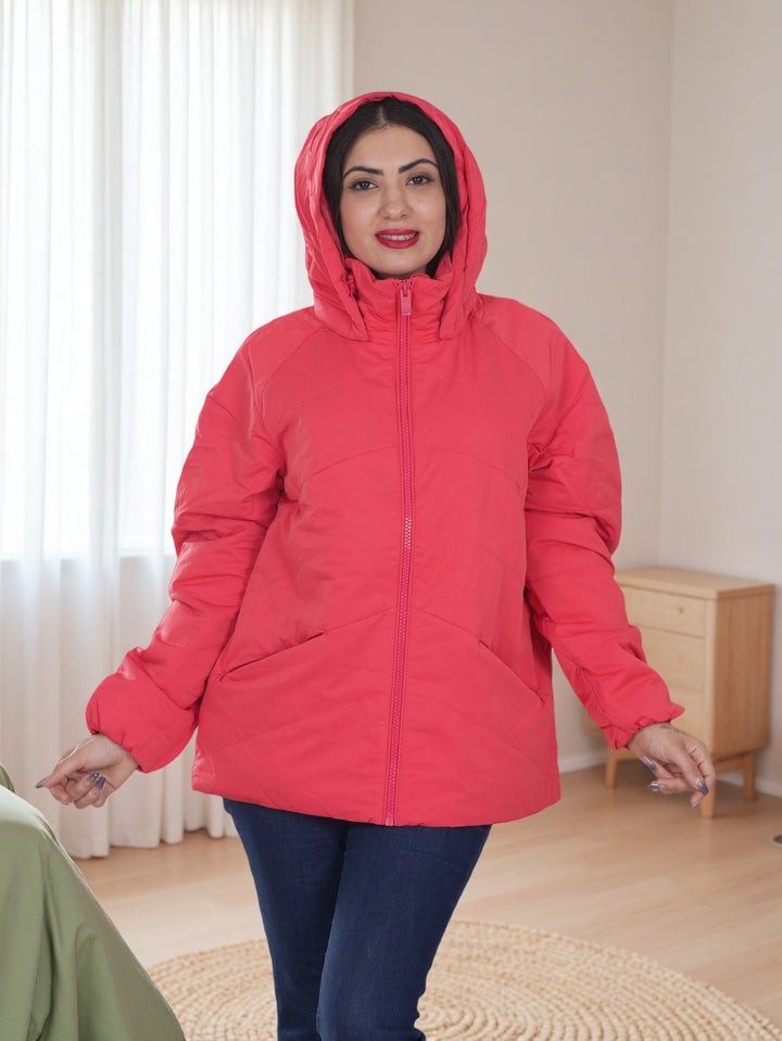 Women’s Winter Puffer Jacket with Hood – Warm, Lightweight & Windproof