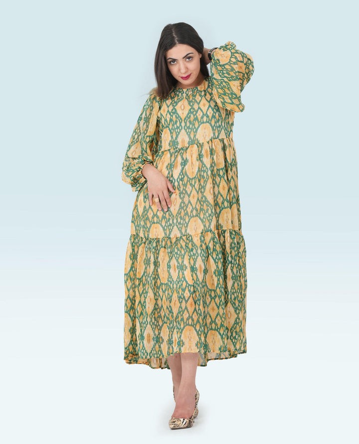 Women Long printed Dress - Finelook
