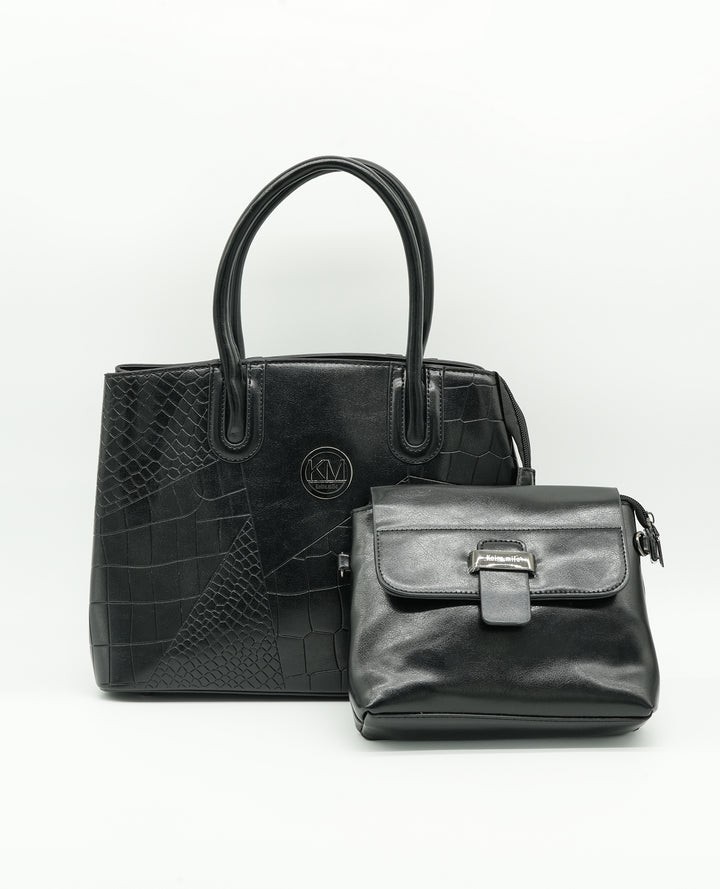 Women Handbag Multi Compartment set 2 pc