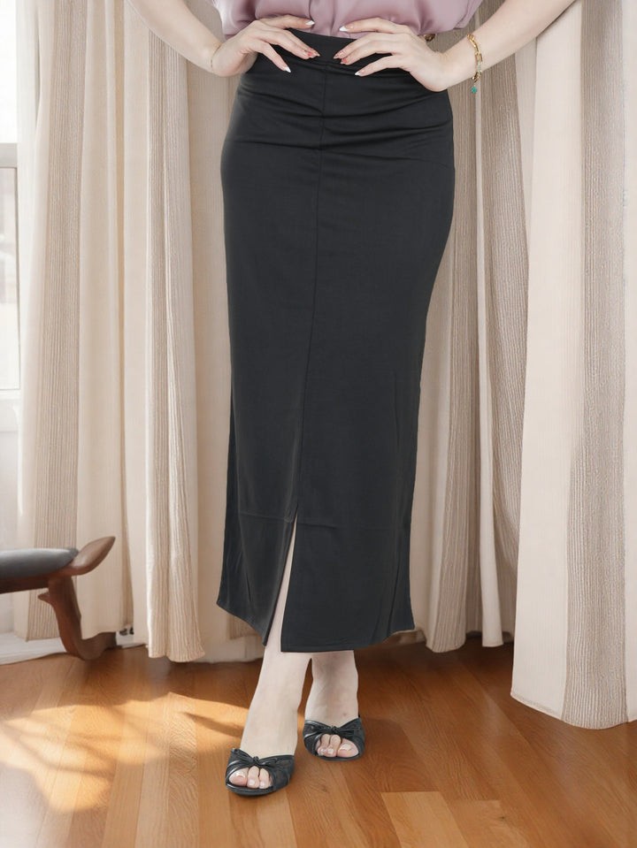 Women long Front Slit Skirt - Finelook