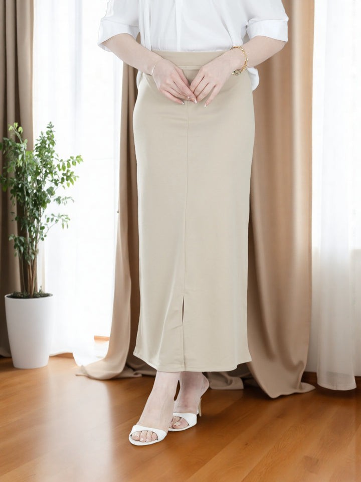 Women long Front Slit Skirt - Finelook
